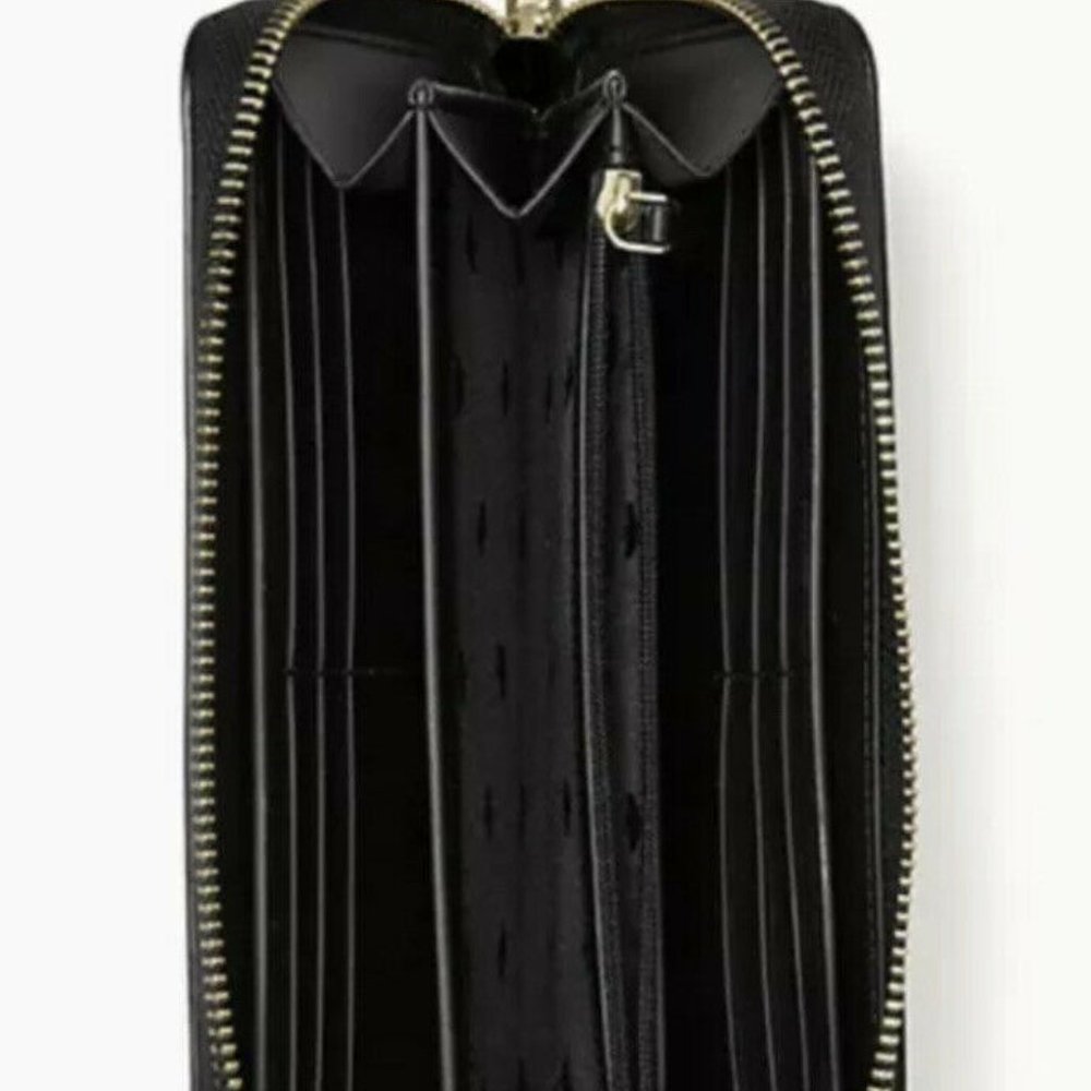 Bundle Kate Spade Drawstring Flap Backpack Black + Wallet - Picture 13 of 13
